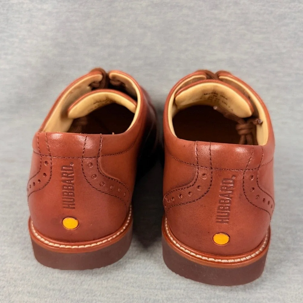 Samuel Hubbard Market Cap Tan Oxfords Mens 8.5 W Leather Casual Shoe Lightweight